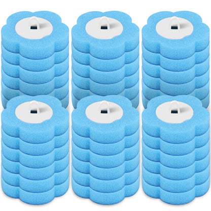 24/72Pcs Disposable Toilet Brush Long Handle Wall-Mounted Wc Cleaning Tool Kit with Replaceable Brush Head Bathroom Accessories